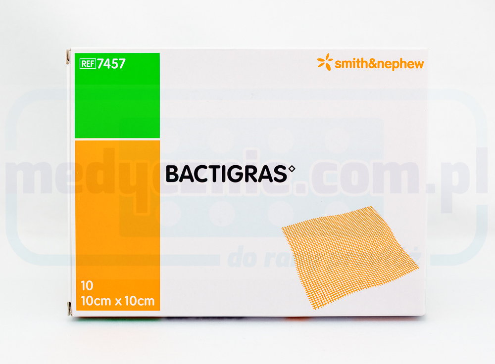 Bactigras 10*10cm parafínový obvaz 1ks