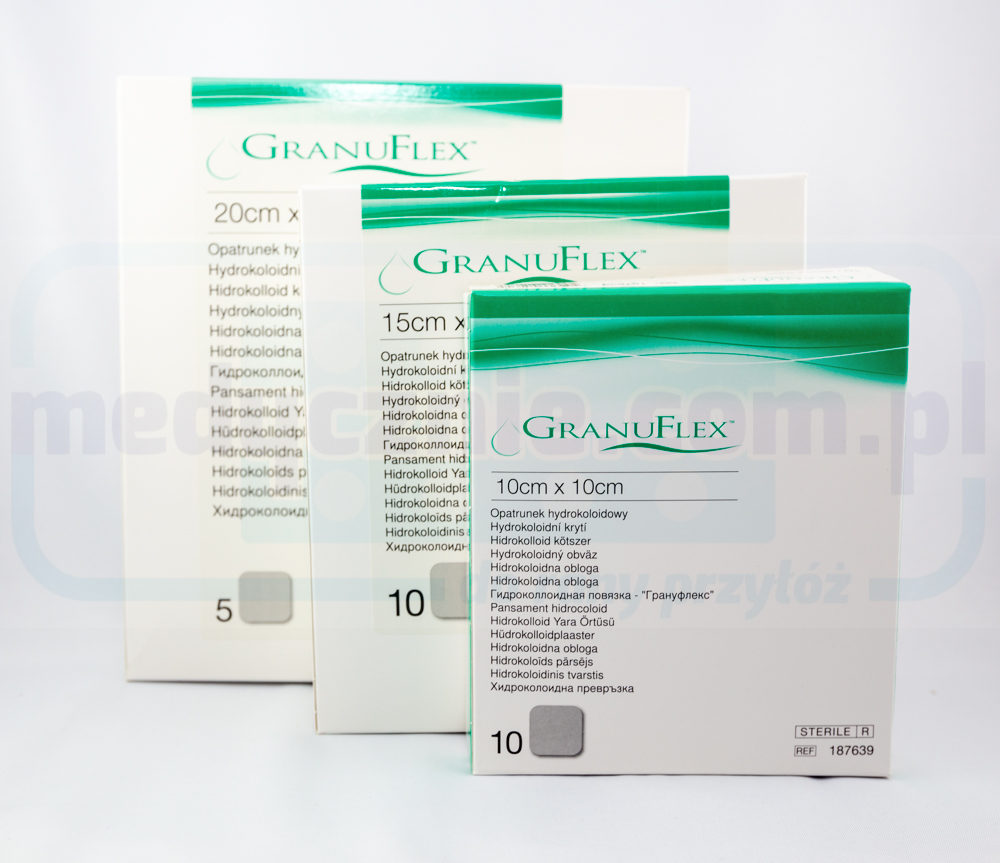 Hydrokoloidní obvaz Granuflex 20*20cm 1ks - Obrázek 2