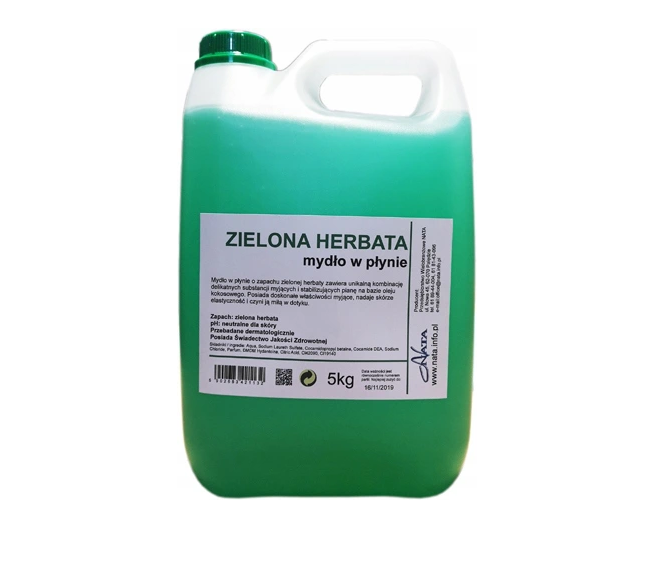 Tekuté mýdlo s vůní zeleného čaje 5l