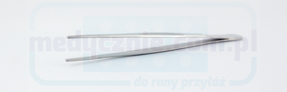Anatomická kovová pinzeta 14 cm STERILNÍ