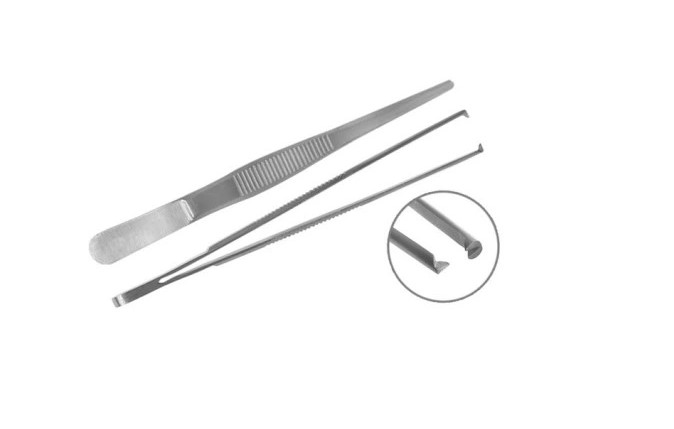 Chirurgická kovová pinzeta 10 cm