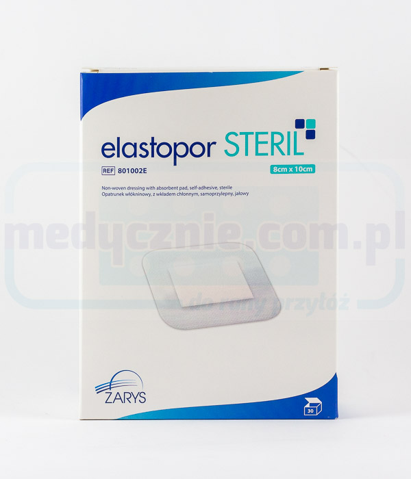 Obvaz s absorpční vložkou ELASTOPOR Steril 8* 10cm 30ks