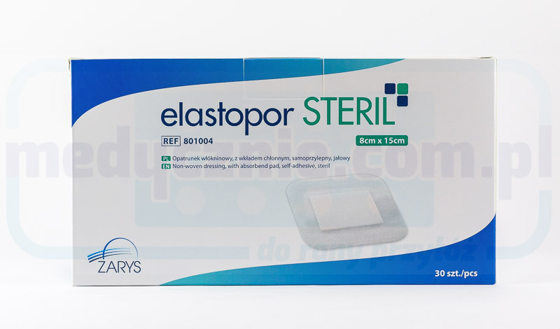 Obvaz s absorpční vložkou ELASTOPOR Steril 8* 15cm 25ks
