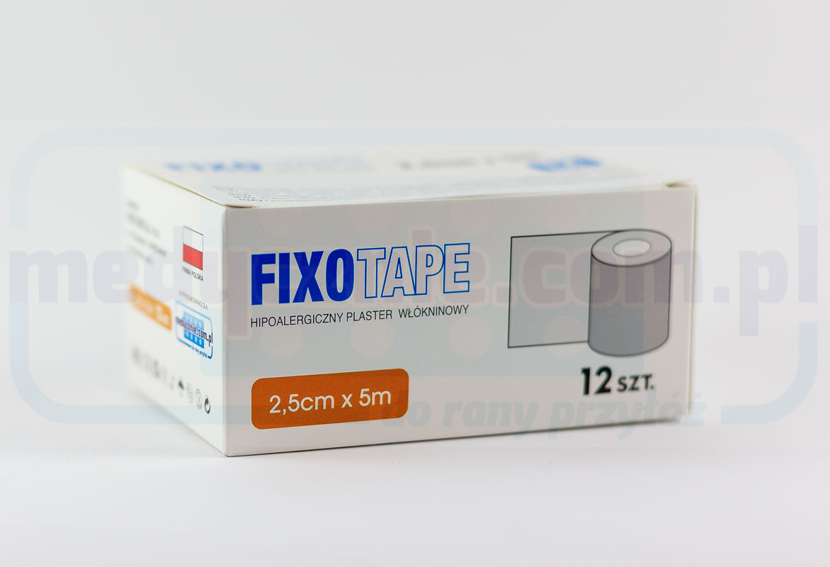FIXOTAPE hypoalergenní netkaná náplast 2,5 cm * 5 m 1 ks.