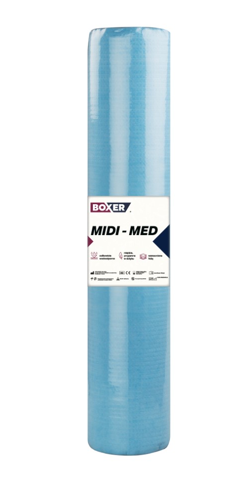 MIDI-MED fóliovaný podklad 50cm x 50m modrý